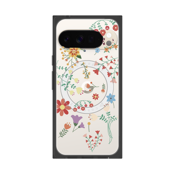 Premium Square Case with Pixelsnap［ Cute Floral Pattern ］