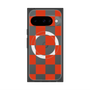Premium Square Case with Pixelsnap［ Ichimatsu Pattern - Red ］