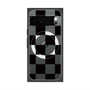 Premium Square Case with Pixelsnap［ Ichimatsu Pattern - Black ］