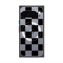 Premium Square Case with Pixelsnap［ Ichimatsu Pattern - Black ］
