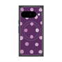Premium Square Case with Pixelsnap［ Watercolor Dots Retro Color - Purple ］