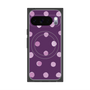 Premium Square Case with Pixelsnap［ Watercolor Dots Retro Color - Purple ］