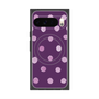 Premium Square Case with Pixelsnap［ Watercolor Dots Retro Color - Purple ］