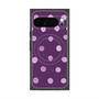 Premium Square Case with Pixelsnap［ Watercolor Dots Retro Color - Purple ］