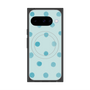 Premium Square Case with Pixelsnap［ Watercolor Dots Retro Color - Light Blue ］