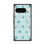 Premium Square Case with Pixelsnap［ Watercolor Dots Retro Color - Light Blue ］