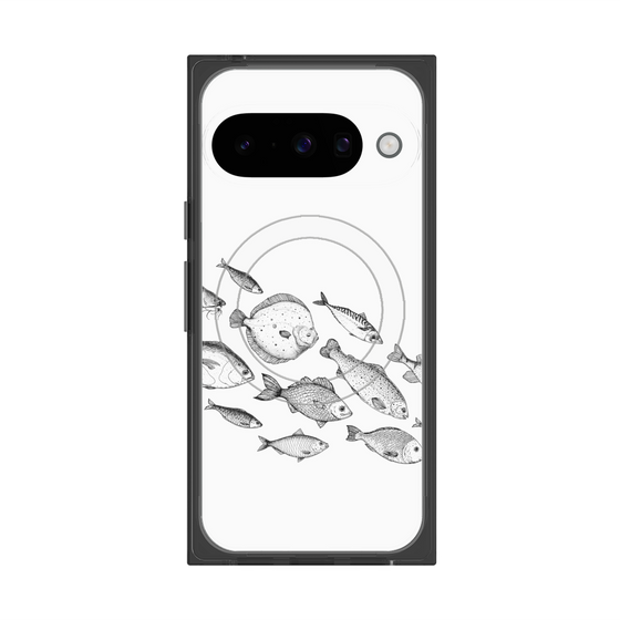 Premium Square Case with Pixelsnap［ Coexist No.2 - White ］