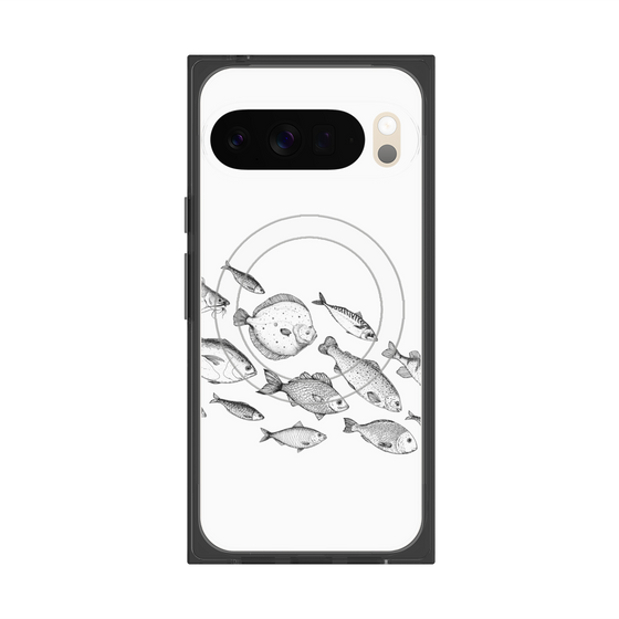 Premium Square Case with Pixelsnap［ Coexist No.2 - White ］