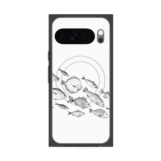 Premium Square Case with Pixelsnap［ Coexist No.2 - White ］