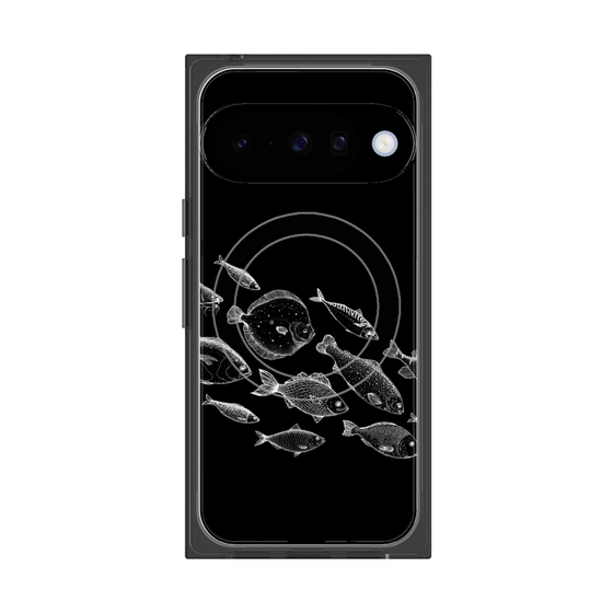 Premium Square Case with Pixelsnap［ Coexist No.2 - Black ］