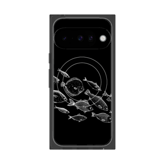 Premium Square Case with Pixelsnap［ Coexist No.2 - Black ］