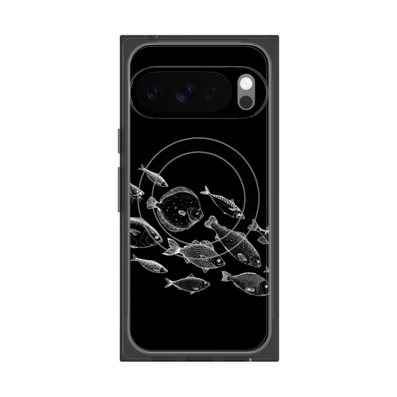 Premium Square Case with Pixelsnap［ Coexist No.2 - Black ］
