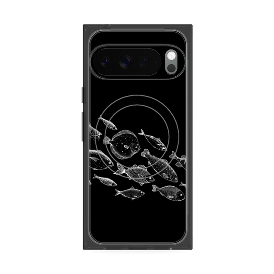 Premium Square Case with Pixelsnap［ Coexist No.2 - Black ］