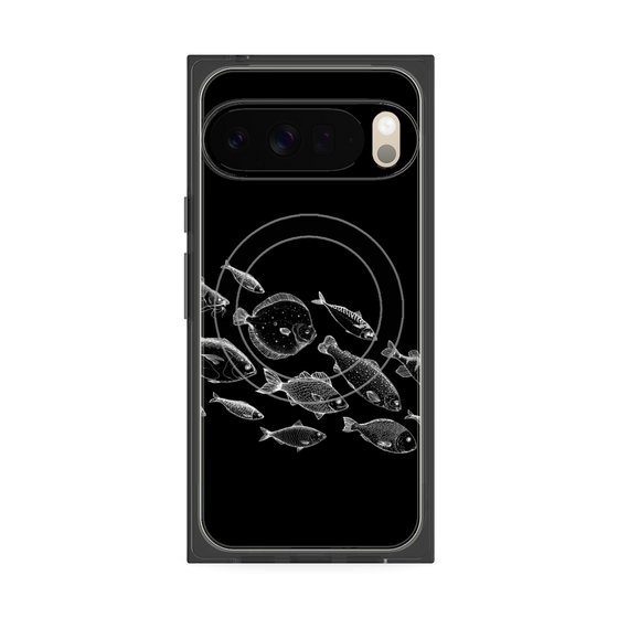 Premium Square Case with Pixelsnap［ Coexist No.2 - Black ］