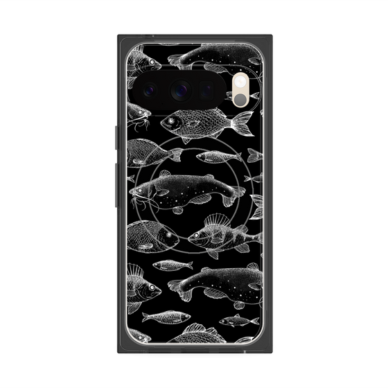 Premium Square Case with Pixelsnap［ Coexist No.3 - Black ］