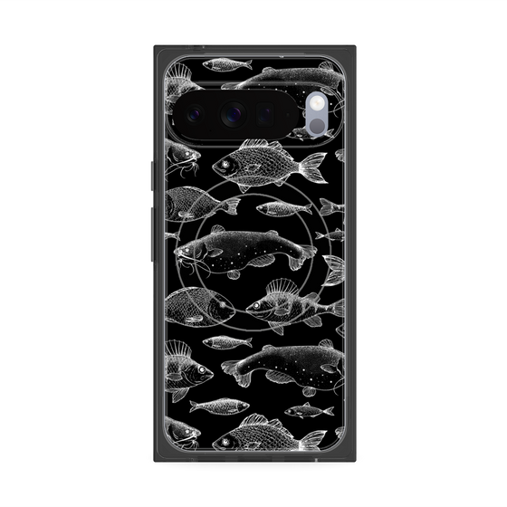 Premium Square Case with Pixelsnap［ Coexist No.3 - Black ］