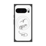 Premium Square Case with Pixelsnap［ Dinosaurs No.1 - White ］