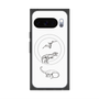 Premium Square Case with Pixelsnap［ Dinosaurs No.1 - White ］
