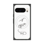 Premium Square Case with Pixelsnap［ Dinosaurs No.1 - White ］