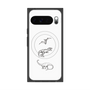 Premium Square Case with Pixelsnap［ Dinosaurs No.1 - White ］