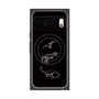 Premium Square Case with Pixelsnap［ Dinosaurs No.1 - Black ］
