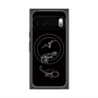 Premium Square Case with Pixelsnap［ Dinosaurs No.1 - Black ］
