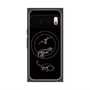 Premium Square Case with Pixelsnap［ Dinosaurs No.1 - Black ］