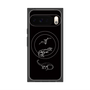 Premium Square Case with Pixelsnap［ Dinosaurs No.1 - Black ］