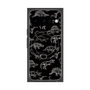 Premium Square Case with Pixelsnap［ Dinosaurs No.2 - Black ］