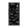 Premium Square Case with Pixelsnap［ Dinosaurs No.2 - Black ］