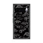 Premium Square Case with Pixelsnap［ Dinosaurs No.2 - Black ］