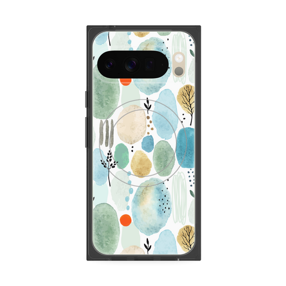 Premium Square Case with Pixelsnap［ Nordic Watercolor - 05 ］