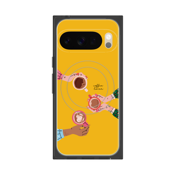 Premium Square Case with Pixelsnap［ Teatime - Yellow ］