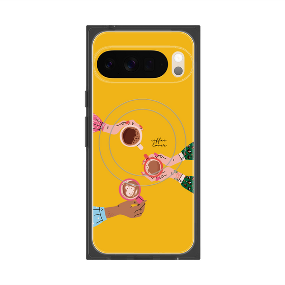 Premium Square Case with Pixelsnap［ Teatime - Yellow ］