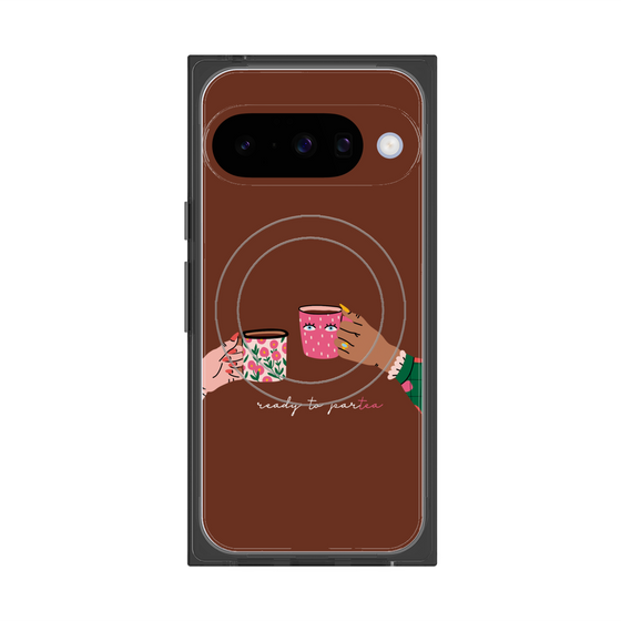 Premium Square Case with Pixelsnap［ Teatime - Brown ］