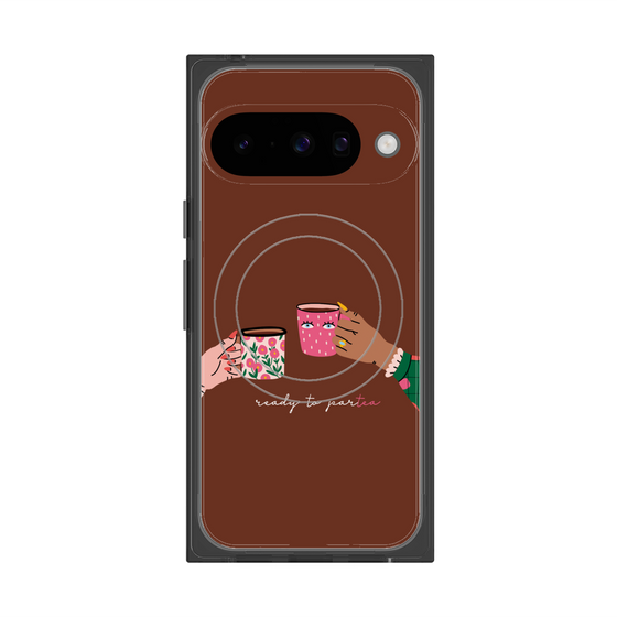 Premium Square Case with Pixelsnap［ Teatime - Brown ］
