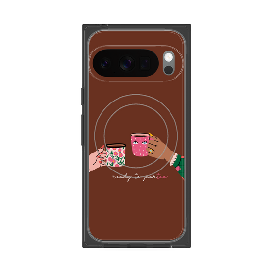 Premium Square Case with Pixelsnap［ Teatime - Brown ］