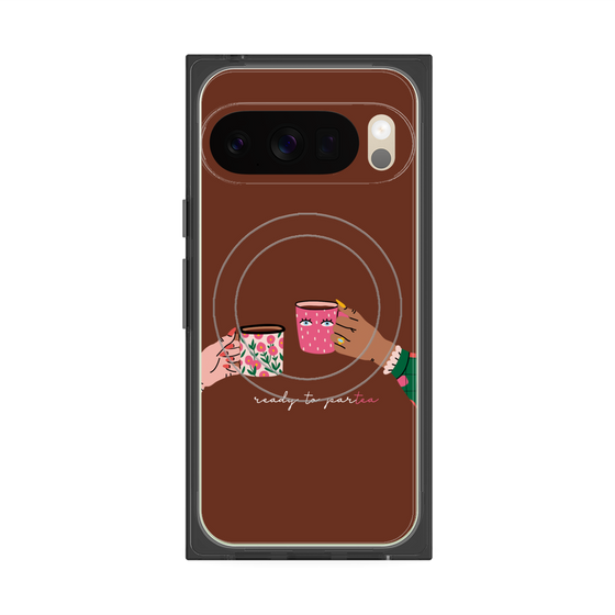 Premium Square Case with Pixelsnap［ Teatime - Brown ］