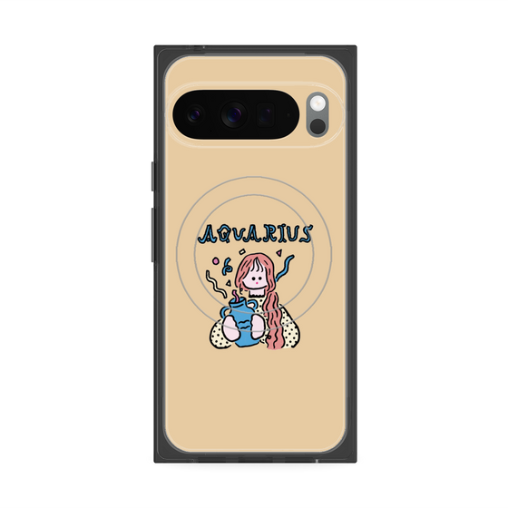 Premium Square Case with Pixelsnap［ Aquarius ］