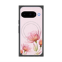 Premium Square Case with Pixelsnap［ Natural Flower - Pink ］