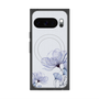 Premium Square Case with Pixelsnap［ Natural Flower - blue ］