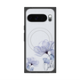 Premium Square Case with Pixelsnap［ Natural Flower - blue ］