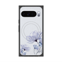Premium Square Case with Pixelsnap［ Natural Flower - blue ］