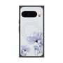 Premium Square Case with Pixelsnap［ Natural Flower - blue ］
