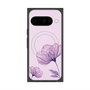 Premium Square Case with Pixelsnap［ Natural Flower - Purple ］