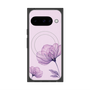 Premium Square Case with Pixelsnap［ Natural Flower - Purple ］
