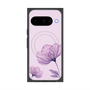 Premium Square Case with Pixelsnap［ Natural Flower - Purple ］