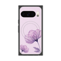 Premium Square Case with Pixelsnap［ Natural Flower - Purple ］