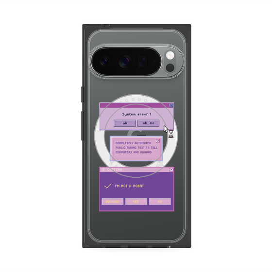 Premium Square Case with Pixelsnap［ I'm NOT A ROBBOT! ］