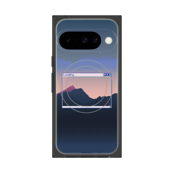 Premium Square Case with Pixelsnap［ Mountain ］